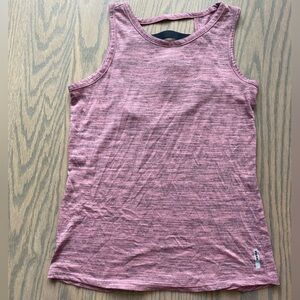 Purple workout tank top